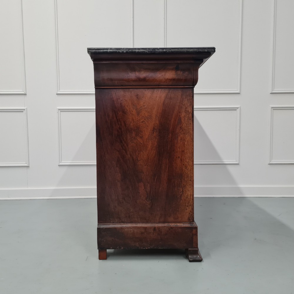French Antique Walnut Commode c1870 View VIII