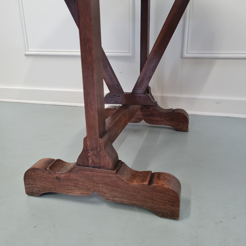 Antique French Wine Tasting Table c1860 View II