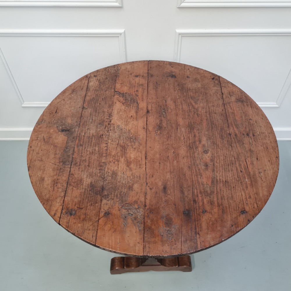 Antique French Wine Tasting Table c1860 View V