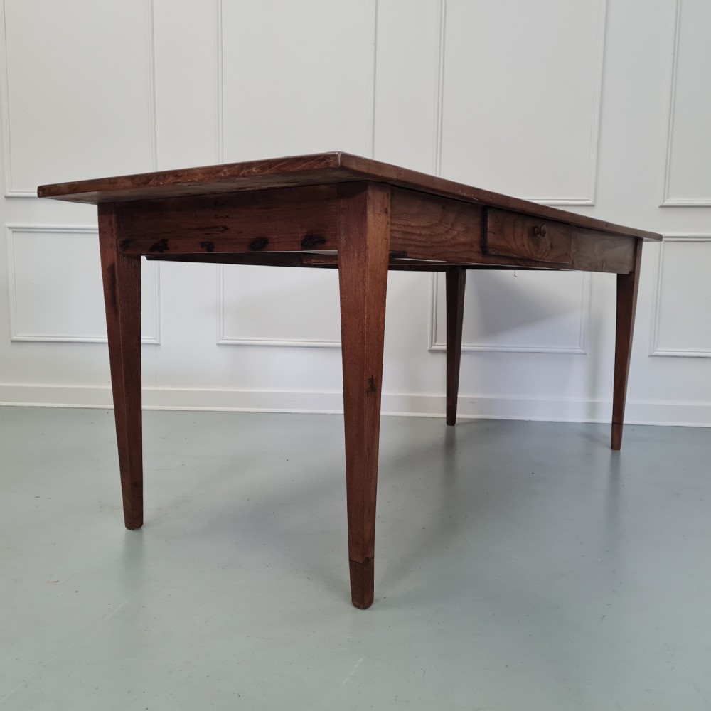 French Farmhouse Dining Table c1850 View X
