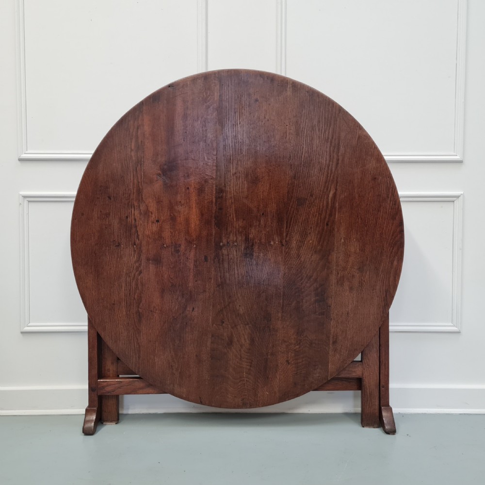 French Oak Wine Tasting Vendange Table c1880