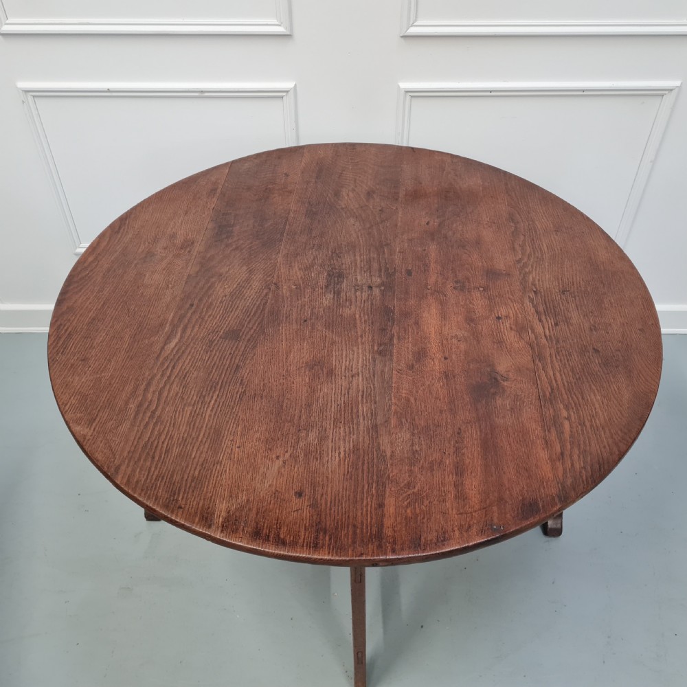 French Oak Wine Tasting Vendange Table c1880 View IV