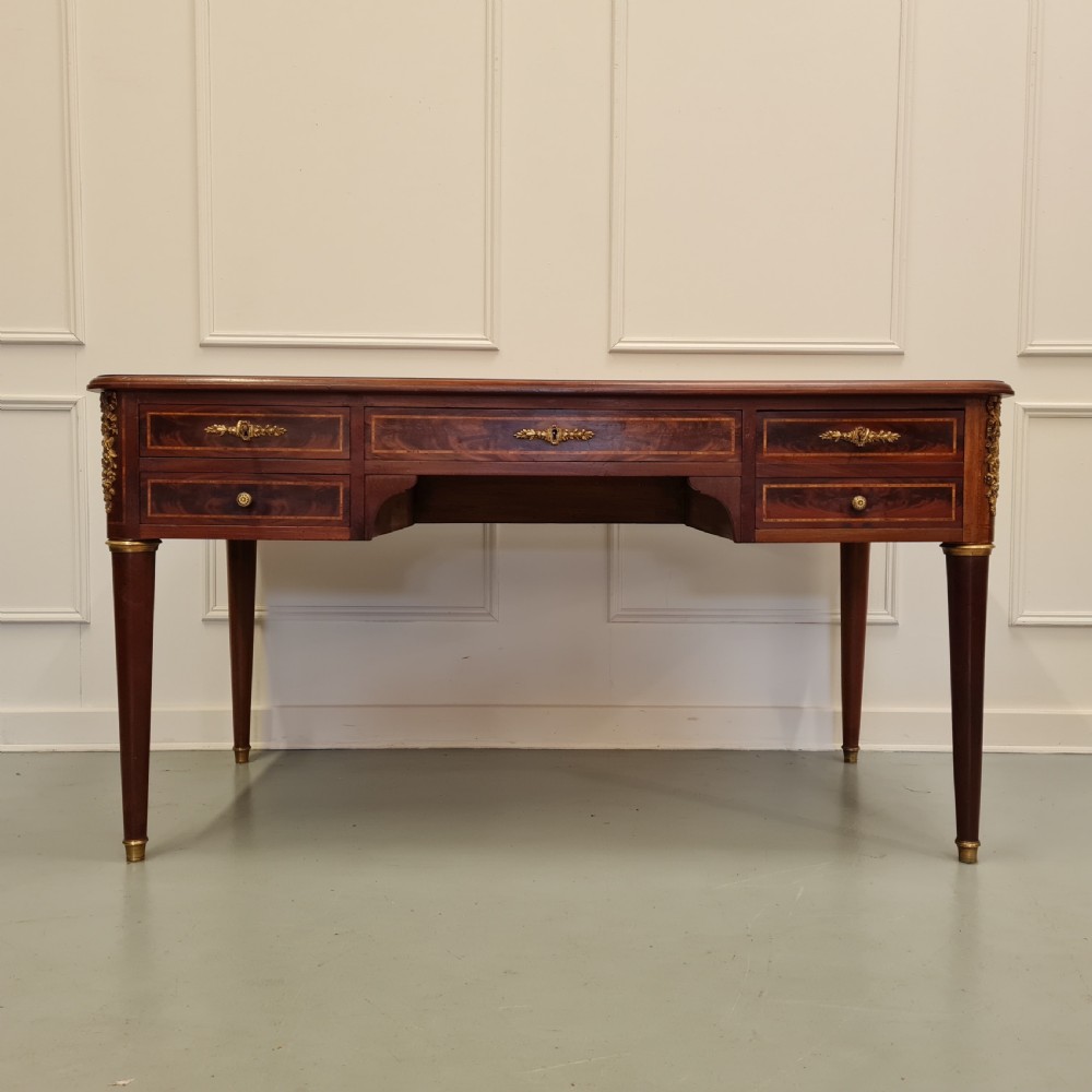Large Antique Decorative French Desk c1910 View VIII