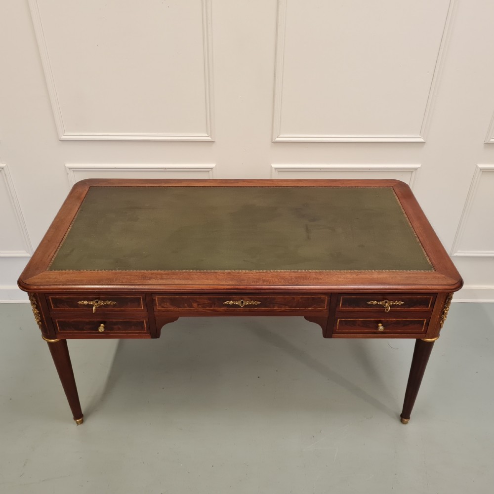 Large Antique Decorative French Desk c1910 View IX