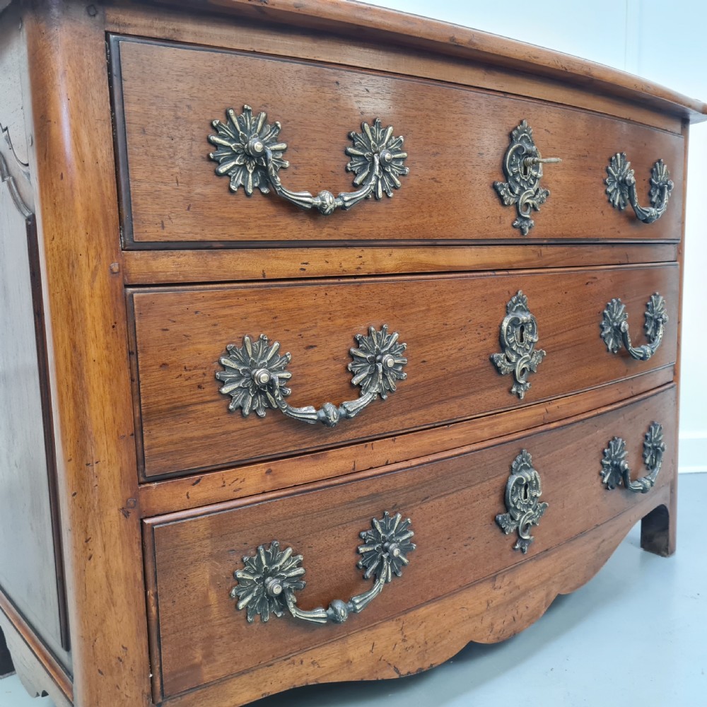 Country Walnut French Commode C1930 View VII