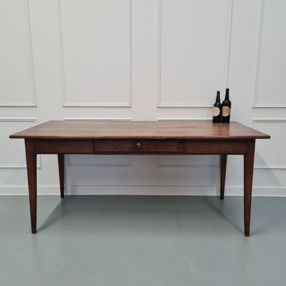 Beautiful Antique French Farmhouse Table c1840 View VII