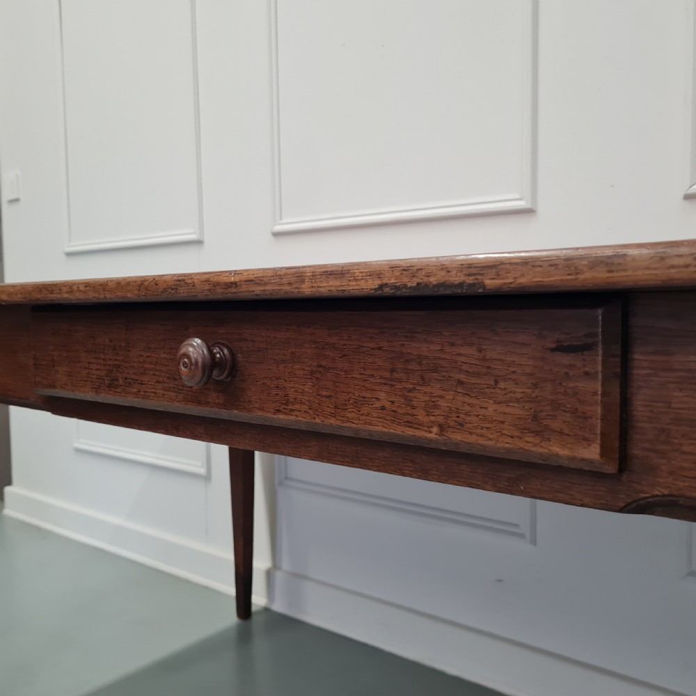 Beautiful Antique French Farmhouse Table c1840 View X