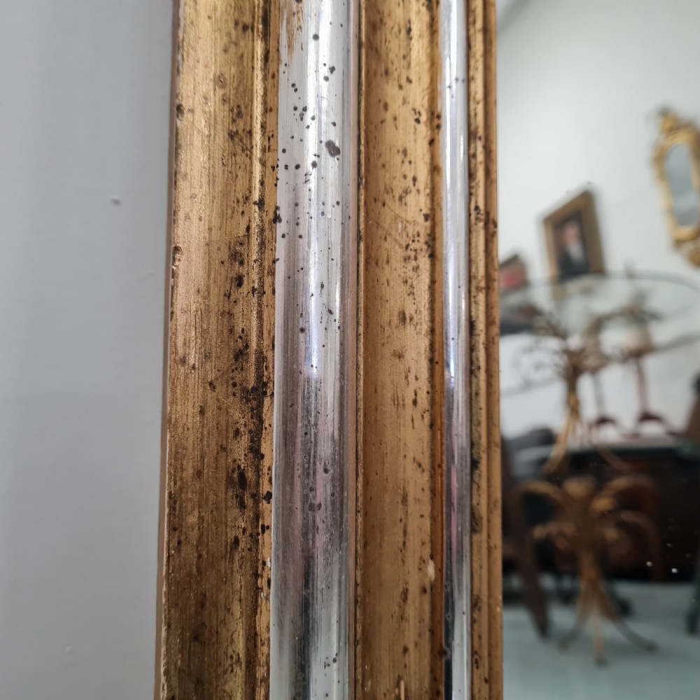 Antique French Gilded Mirror c1840 View III
