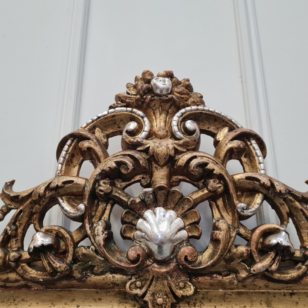 Antique French Gilded Mirror c1840 View V