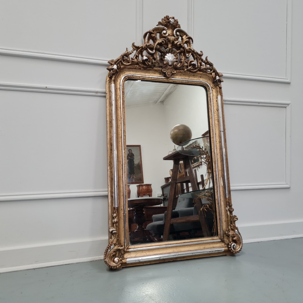 Antique French Gilded Mirror c1840