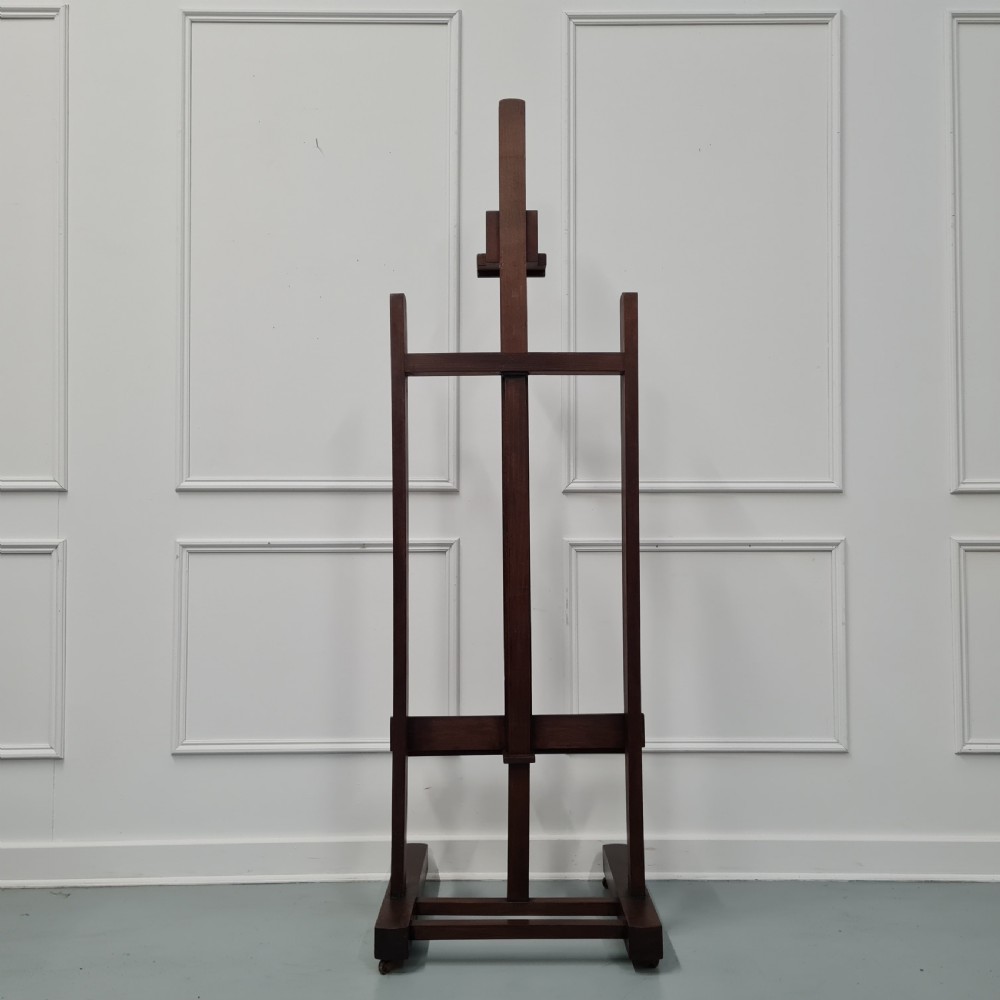 Antique French Artist Easel c1920 View IV