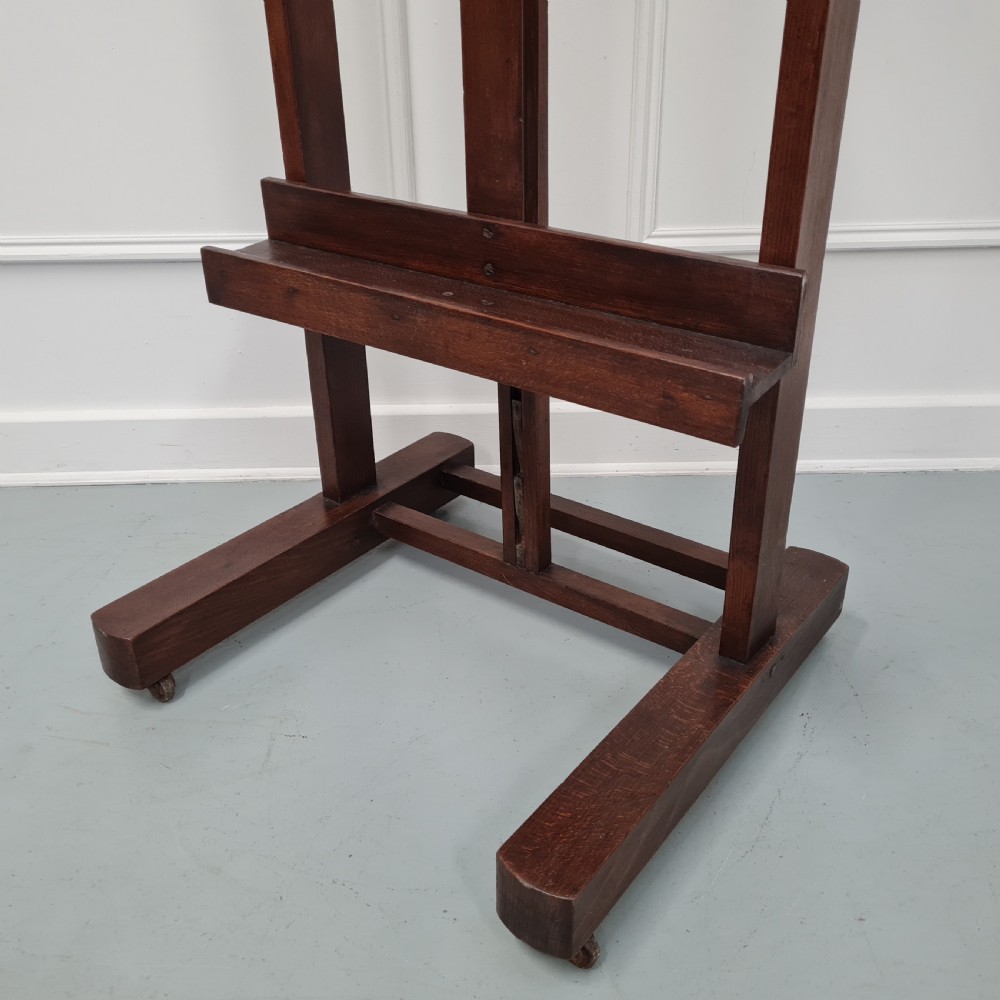 Antique French Artist Easel c1920 View VII