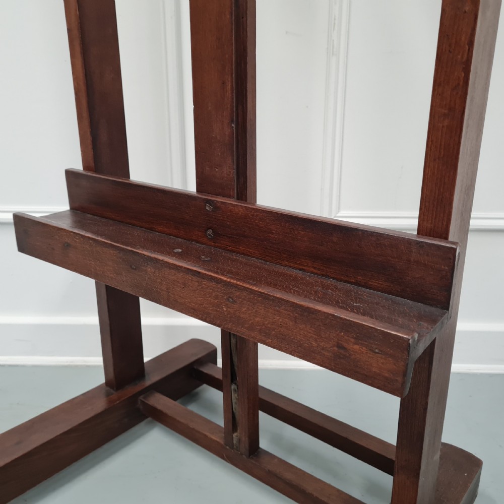 Antique French Artist Easel c1920 View VIII