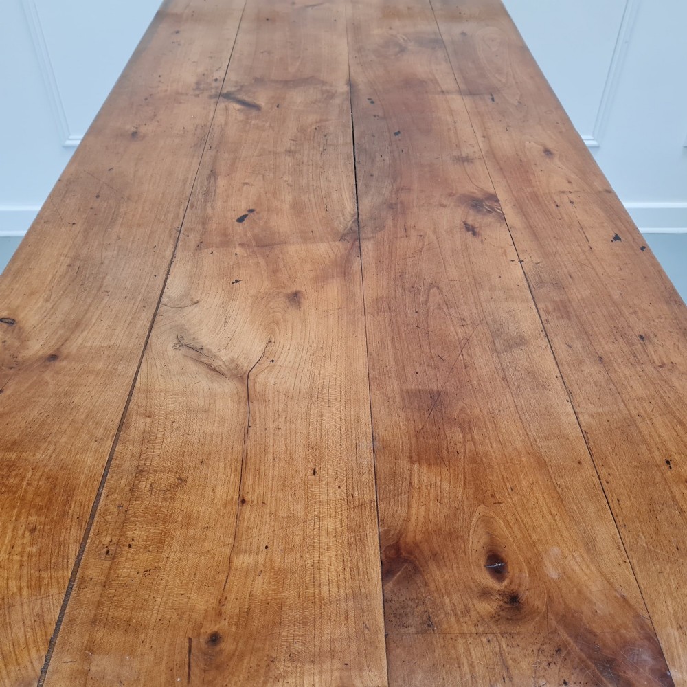 Charming 19th‑century French Farmhouse Table c1840 View IX
