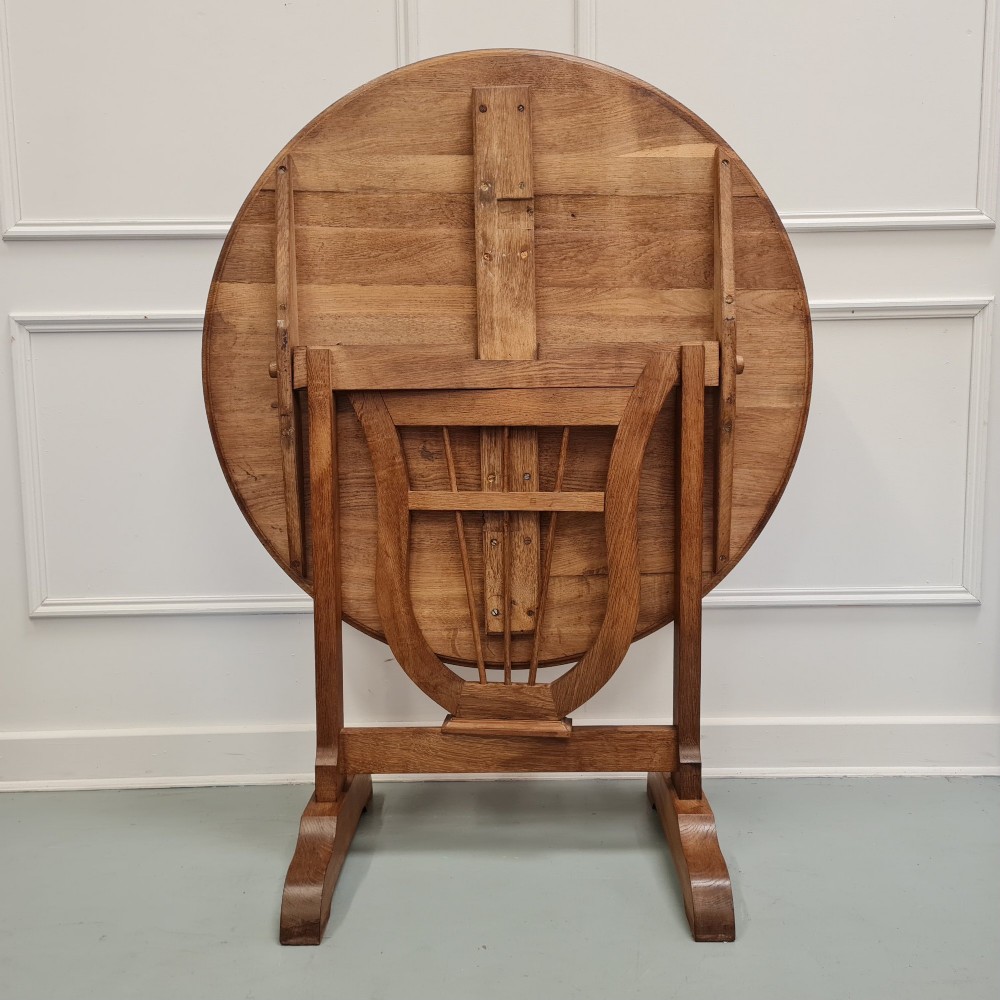 Antique Oak Vendange Table c1900 View IV