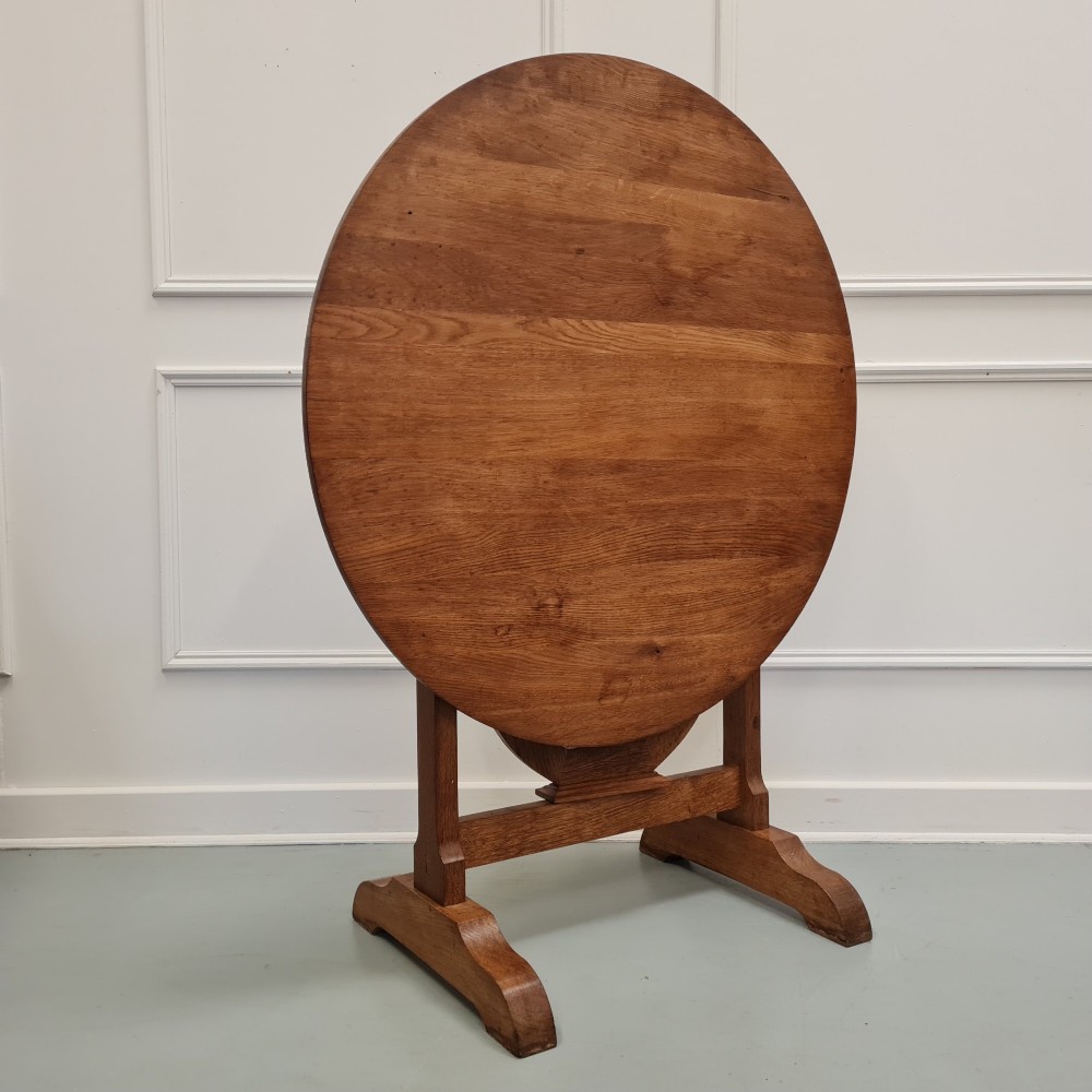 Antique Oak Vendange Table c1900 View V