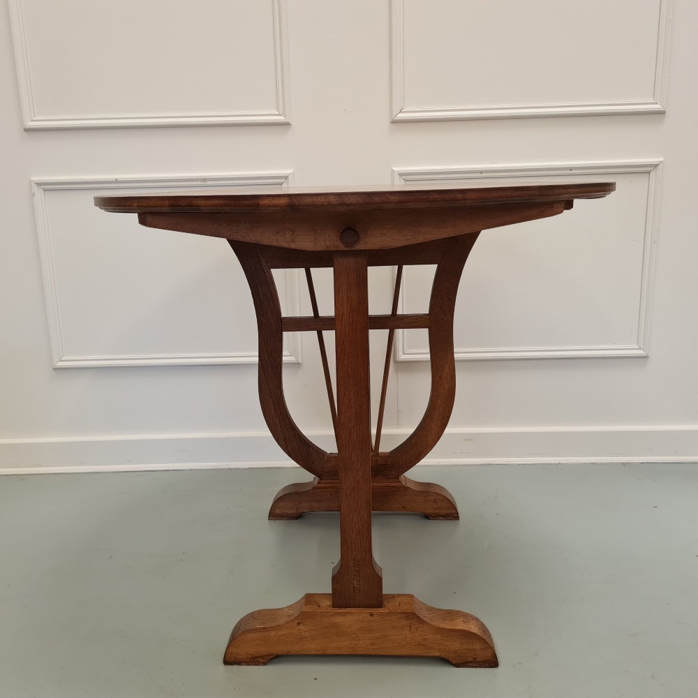 Antique Oak Vendange Table c1900 View VII
