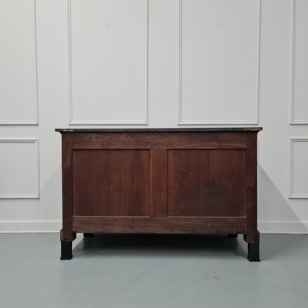 Antique Empire French Mahogany Commode c1820 View VI