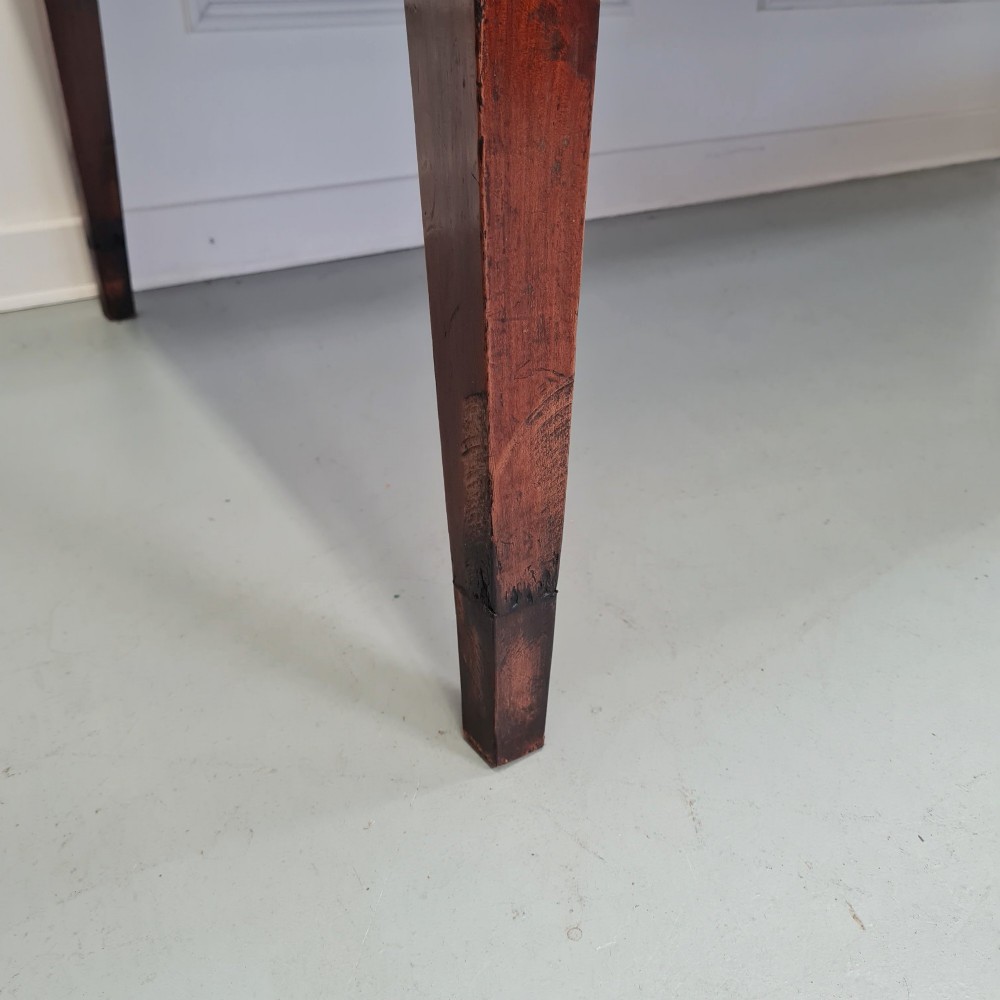 Wide Antique French Cherry Farmhouse Table c1840 View III