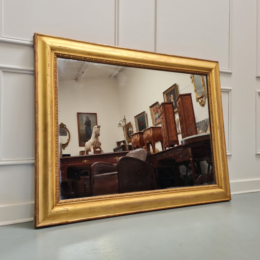 Antique French Gilded Mirror c1840 View III