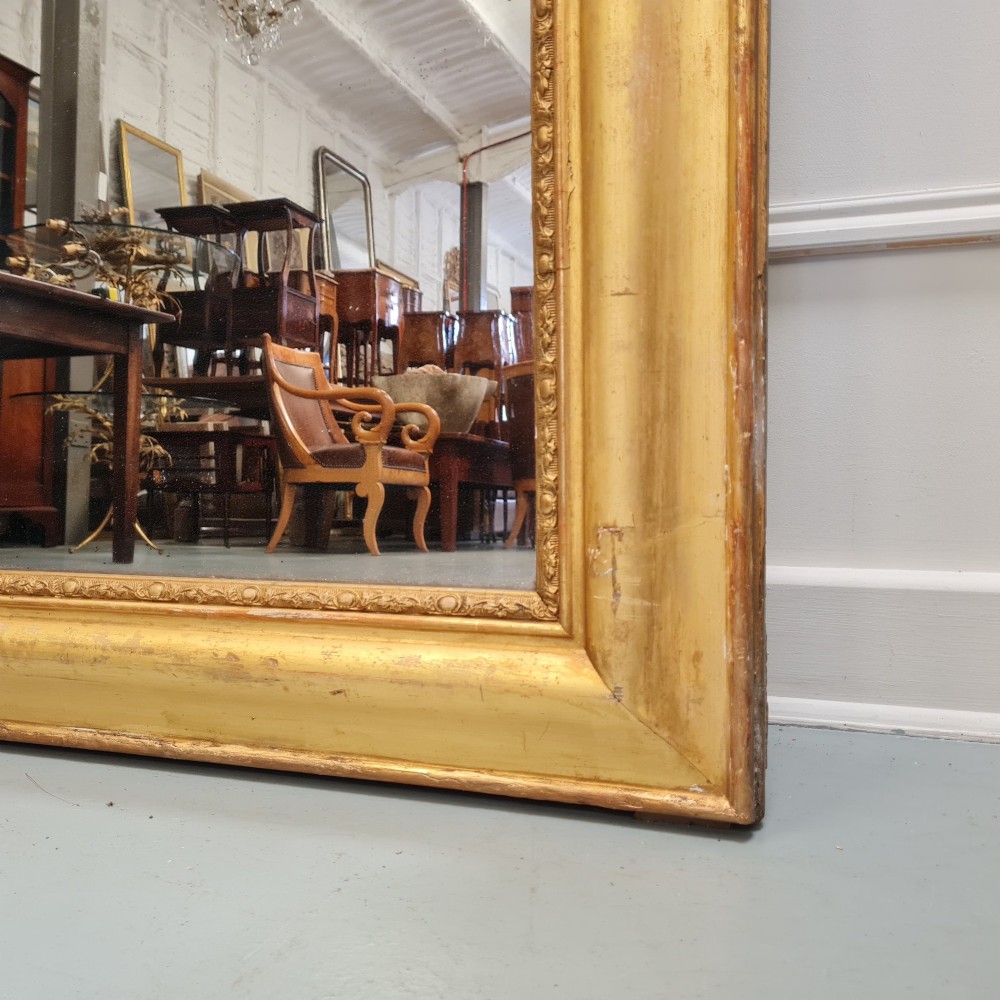 Antique French Gilded Mirror c1840 View IV