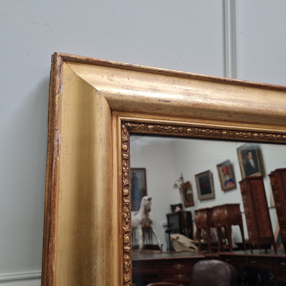 Antique French Gilded Mirror c1840 View VI