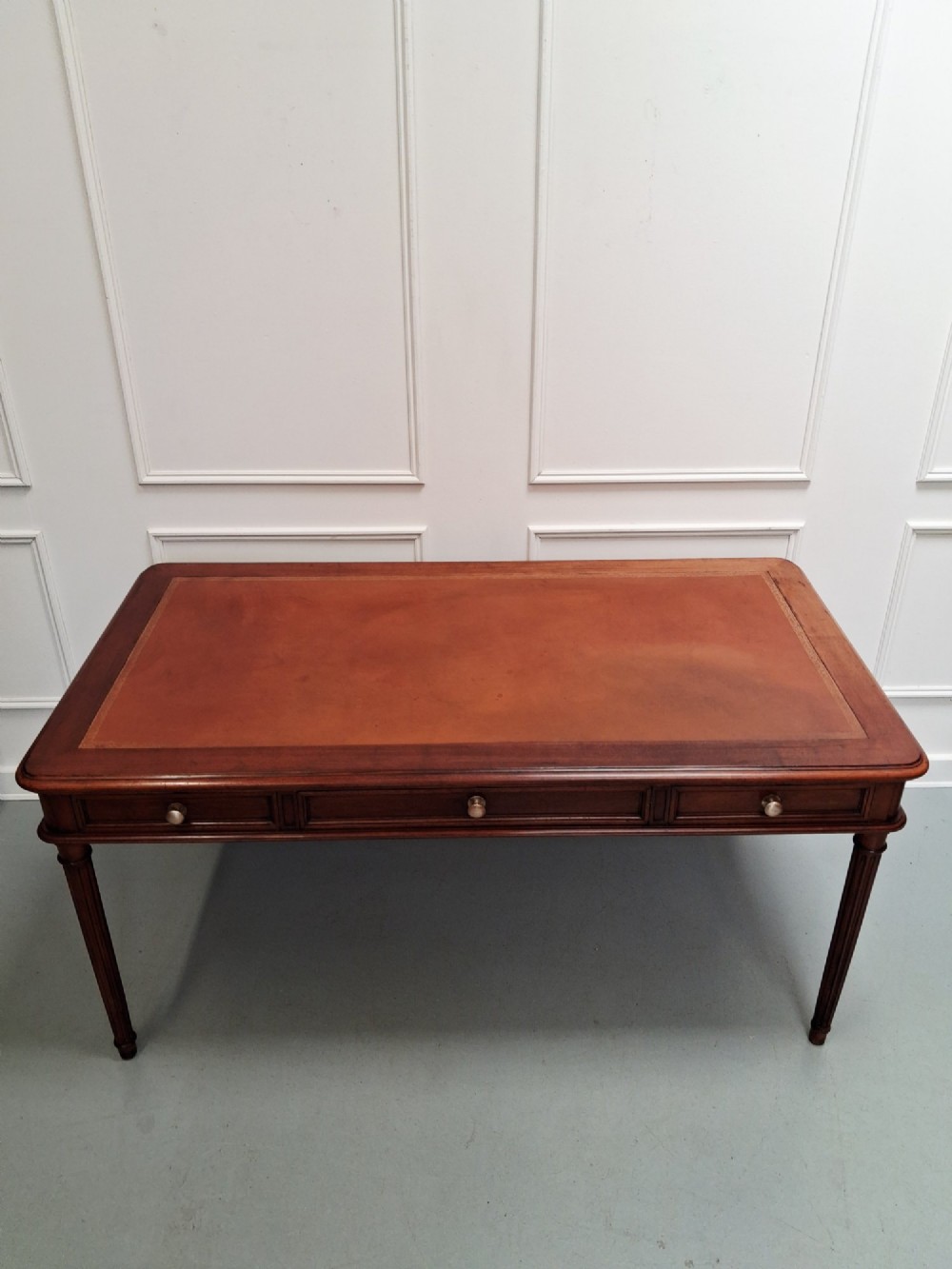 Beautiful Large French Antique Desk c1900 View VI