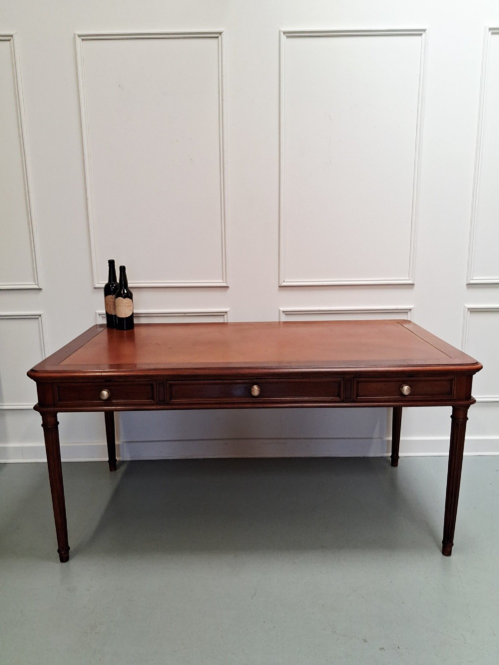 Beautiful Large French Antique Desk c1900 View VII