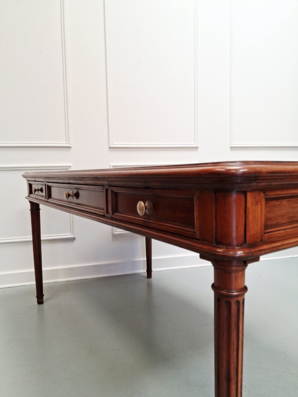 Beautiful Large French Antique Desk c1900 View VIII