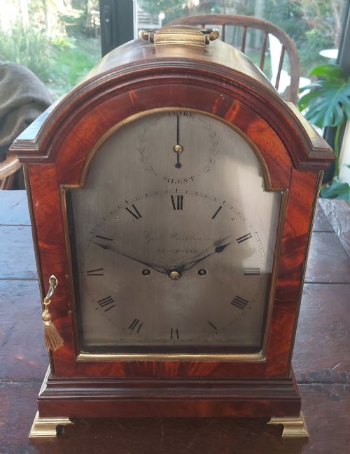 Early 19th Century GEORGIAN Double fusee Bracket Clock – George Washbourn  – LONDON 