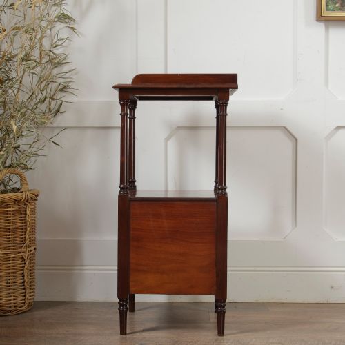 VICTORIAN MAHOGANY POT CUPBOARD NIGHTSTAND - ADDITIONAL PHOTO 5