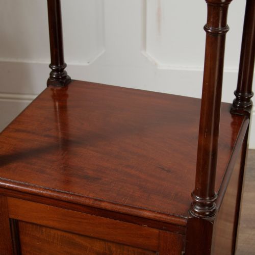 VICTORIAN MAHOGANY POT CUPBOARD NIGHTSTAND - ADDITIONAL PHOTO 8