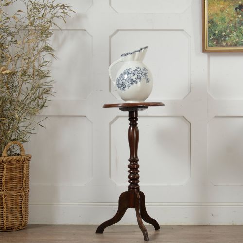 Victorian Mahogany Pedestal Wine / Tea Table
