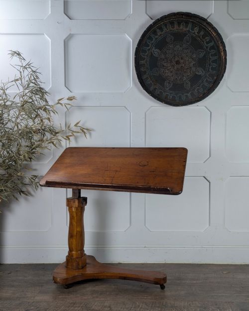 Early 20th-century Adjustable Pine Reading Table / Lectern
