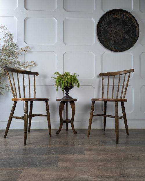 Pair of Early 20th-century Dinco Penny Chairs