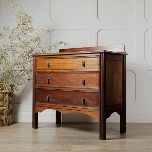 Edwardian Mahogany Chest of Three Drawers