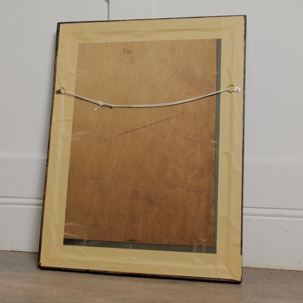 A framed architectural illustration depicting technical drawings of the Corinthian order column, enclosed within a black wooden frame featuring gold trim. View VI
