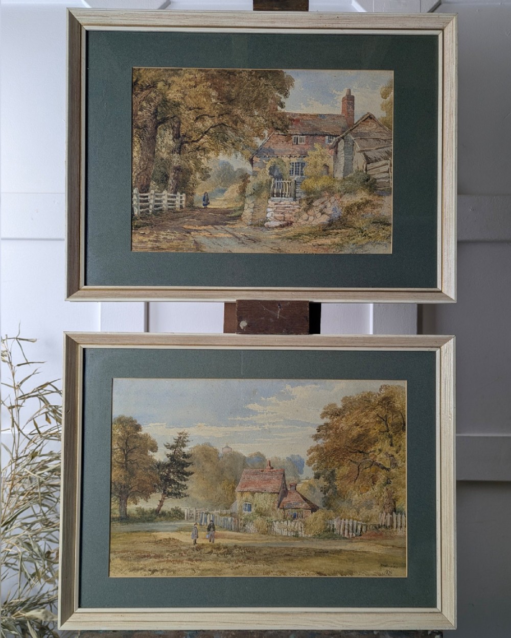 Pair Of Country Watercolours – Robert A. Nottingham (1879)