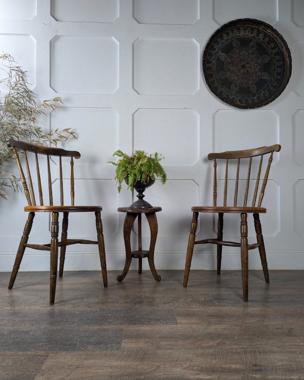 Pair Of Early 20th-Century Dinco Penny Chairs