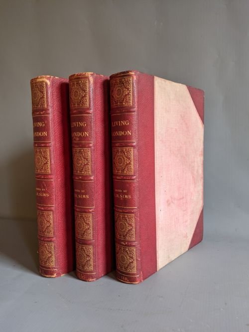 SET OF LIVING LONDON BOOKS 3 VOLUMES OF LIVING LONDON PUBLISHED IN 1903