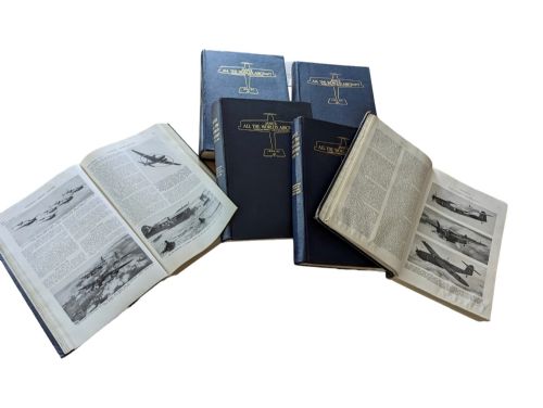SET OF 6 BOOKS JANE'S ALL THE WORLD'S AIRCRAFT 19421966