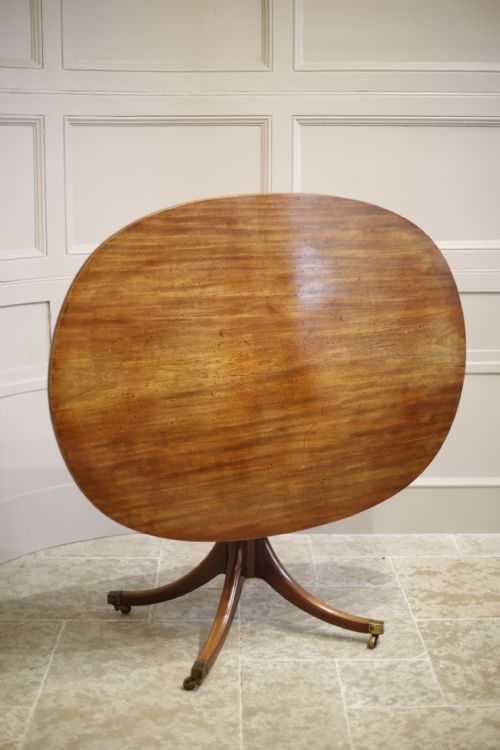 Regency Mahogany Oval Flip Top Breakfast Table