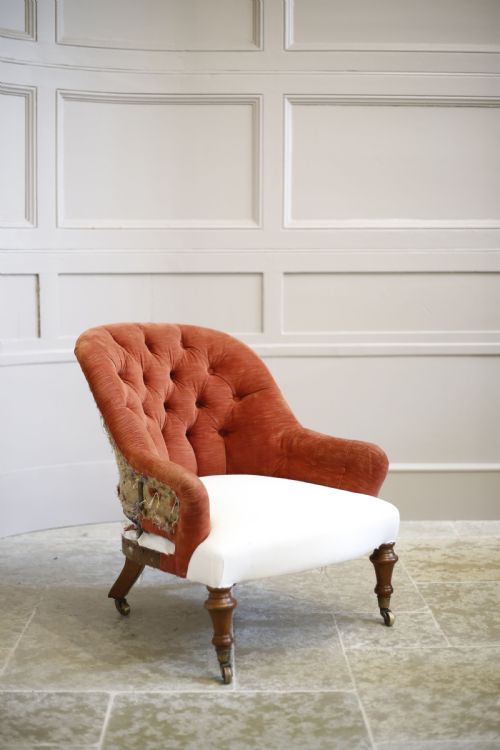 Victorian Buttoned Back Tub Chair