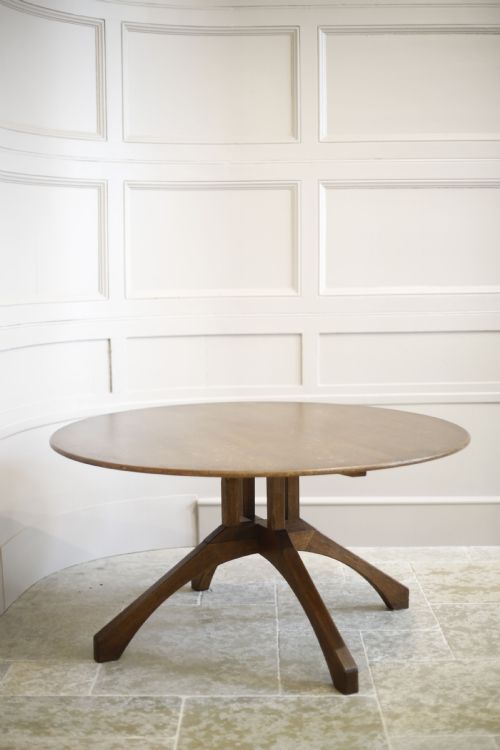 Large Arts and Crafts Circular Centre Table