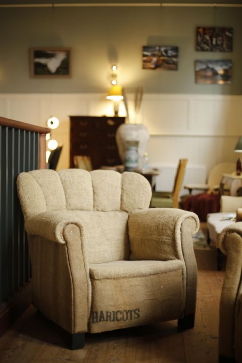 fig 1. Pair of French 1930's club chairs