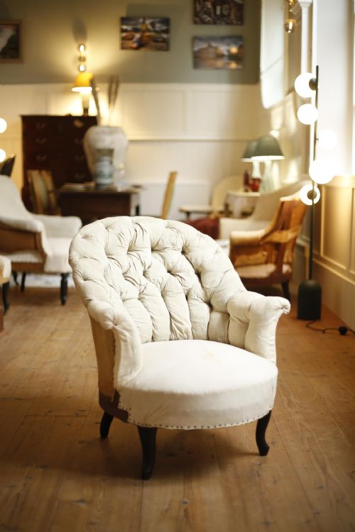 Napoleon III Buttoned Tub Chair
