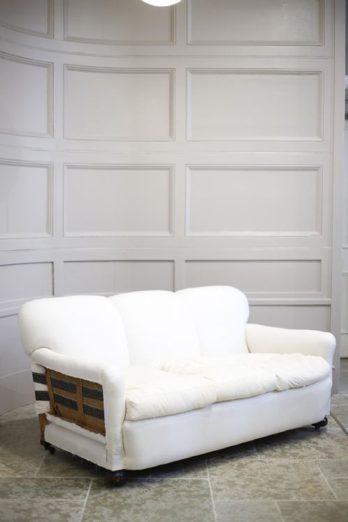 1930'S English Country House Sofa with Cushions