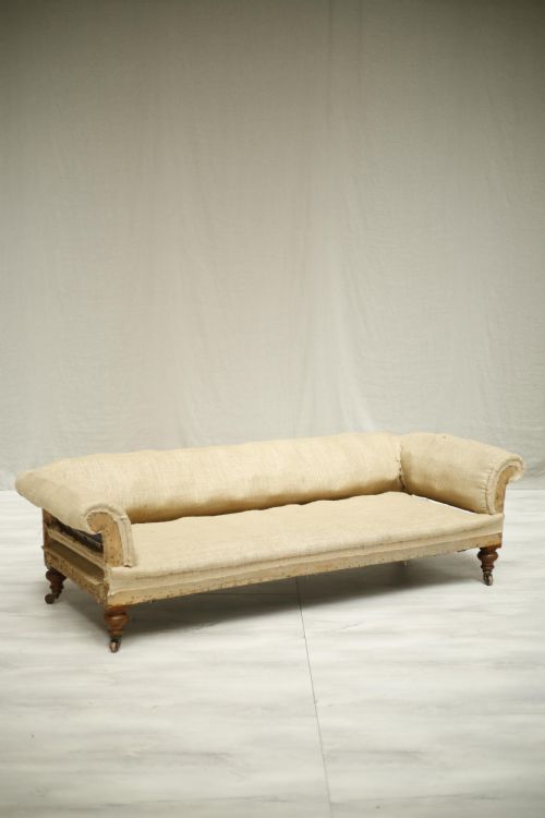 Victorian Low Backed English Country House Sofa