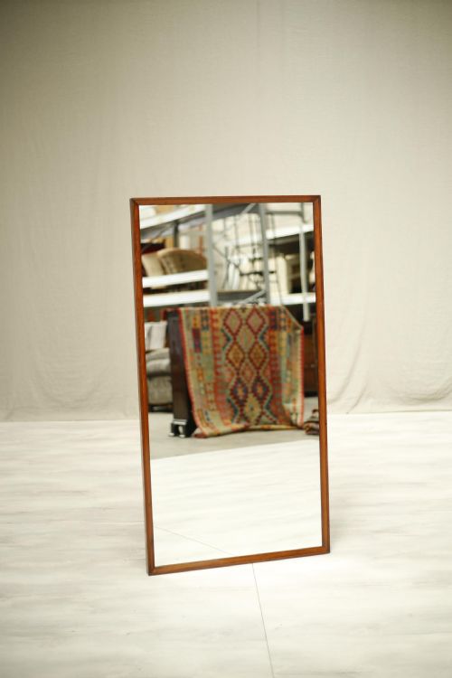 19th Century Mahogany Framed Tailors Mirror