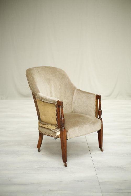 Antique Georgian Country House Armchair